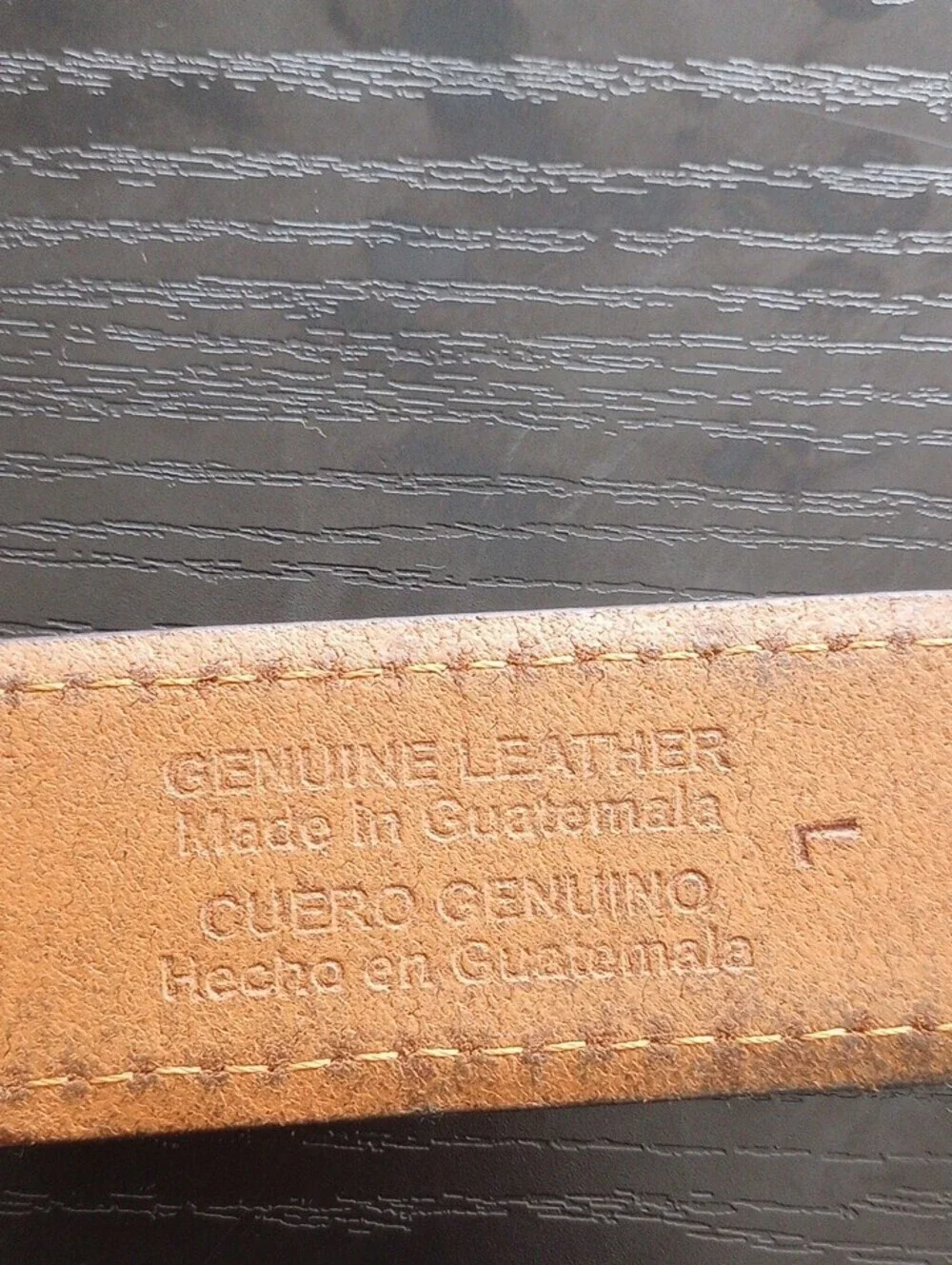 Goodfellow & Co Tan Brown Genuine Leather Belt with Silvertone Buckle